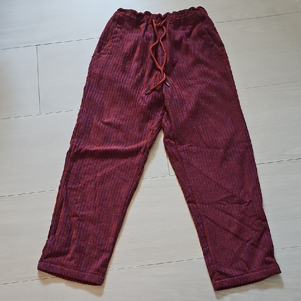 OAS Men's Corduroy Pants in Rich Burgundy